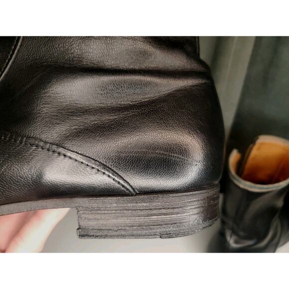 Fiorentini + Baker Side Zip Black Ankle Boots EU 43 US Mens 10 Made in Italy - Picture 11 of 14